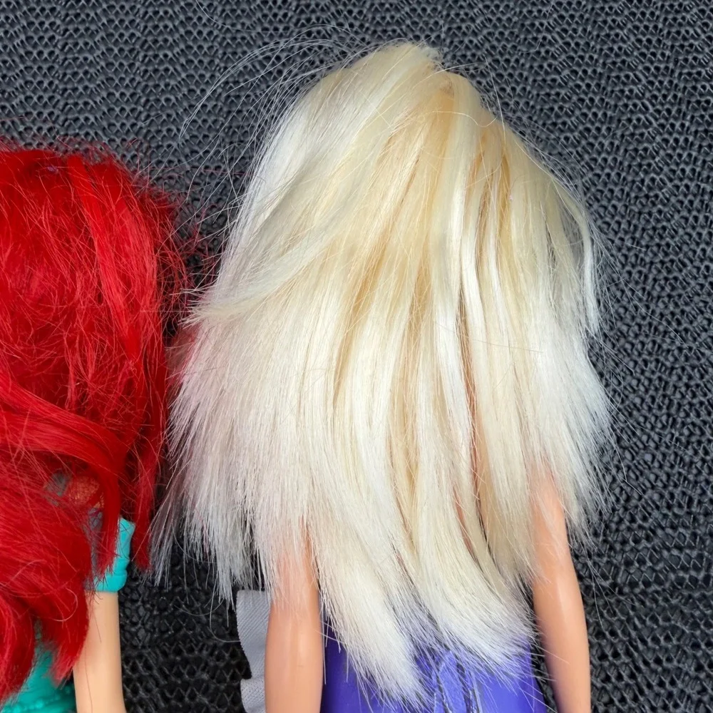 Barbie Ariel Sparkle Girlz Doll Lot Mattel Hasbro Zuru 3 Dolls Dog Accessory